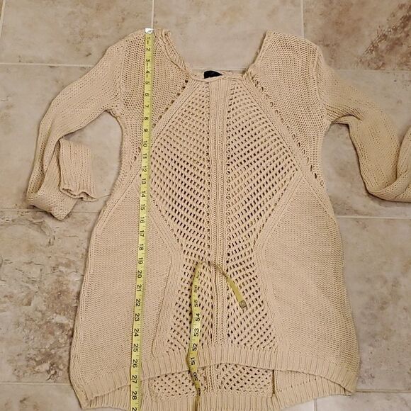 Love Token tan open knit sweater - Picture 8 of 9